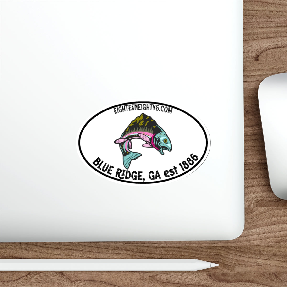 Blue Ridge Rainbow Trout Die-Cut Stickers