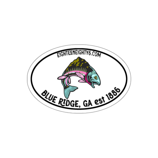 Blue Ridge Rainbow Trout Die-Cut Stickers