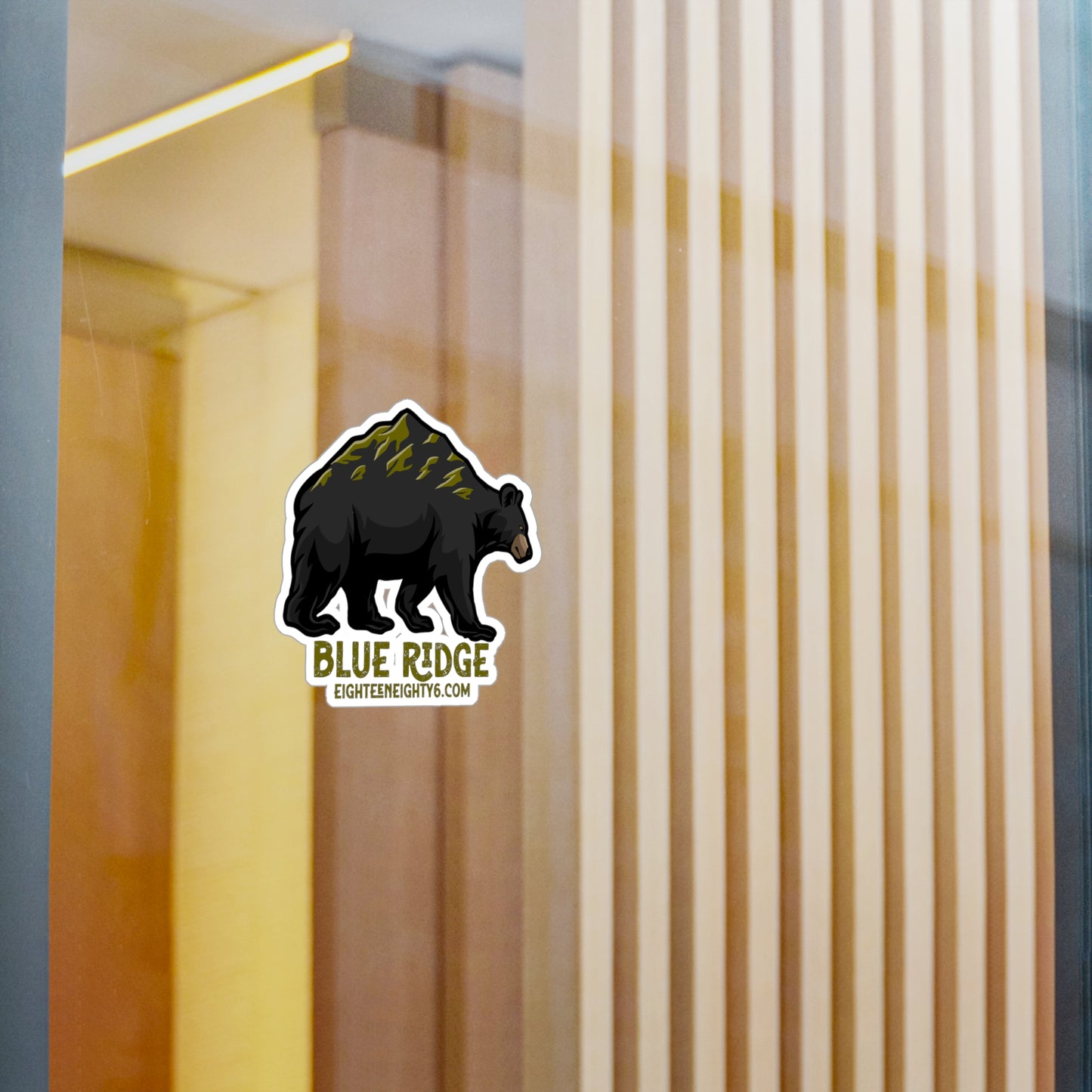 Blue Ridge Bear Vinyl Decals - Nature Inspired Stickers for Outdoors Enthusiasts