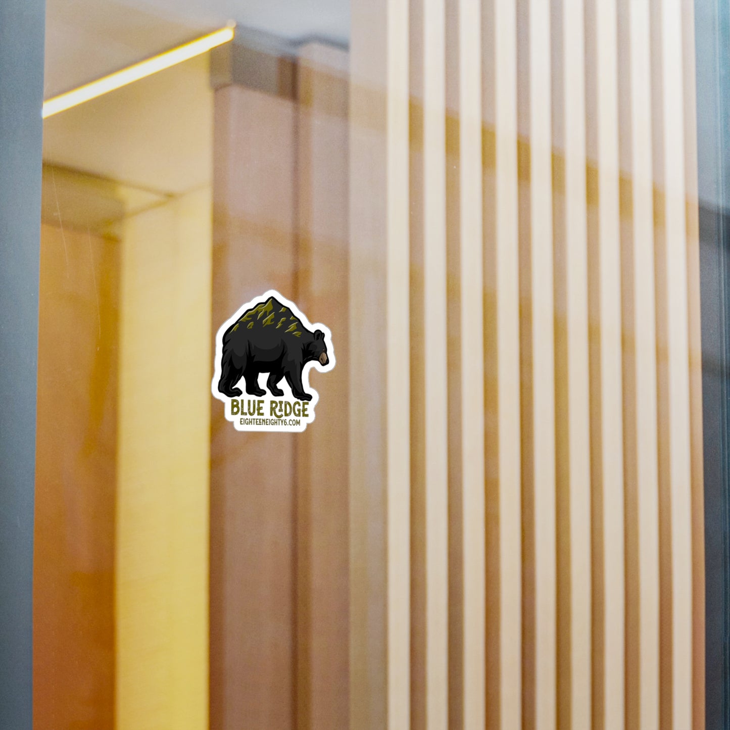 Blue Ridge Bear Vinyl Decals - Nature Inspired Stickers for Outdoors Enthusiasts