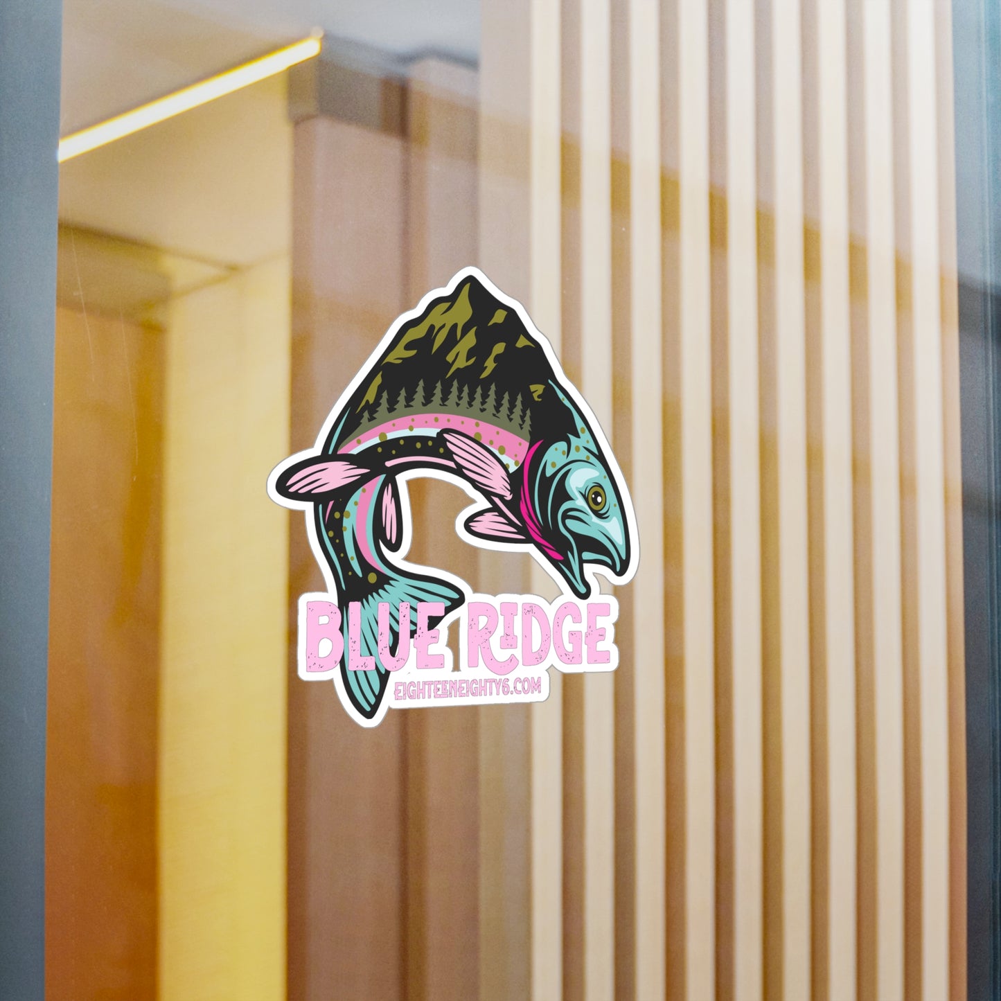 Colorful Blue Ridge Fish Vinyl Decal - Perfect for Nature Lovers & Outdoor Enthusiasts