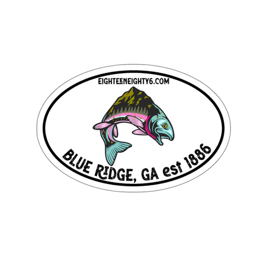 Blue Ridge Rainbow Trout Die-Cut Stickers