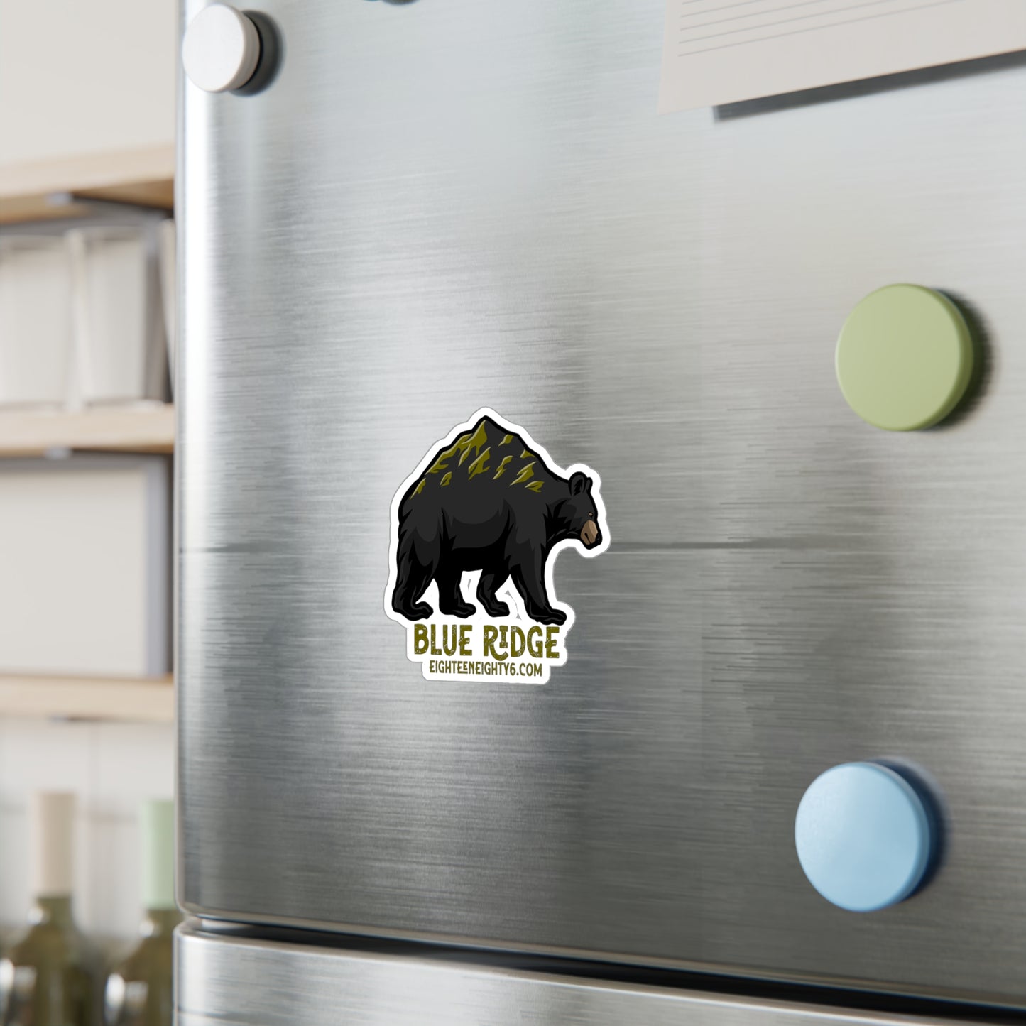 Blue Ridge Bear Vinyl Decals - Nature Inspired Stickers for Outdoors Enthusiasts