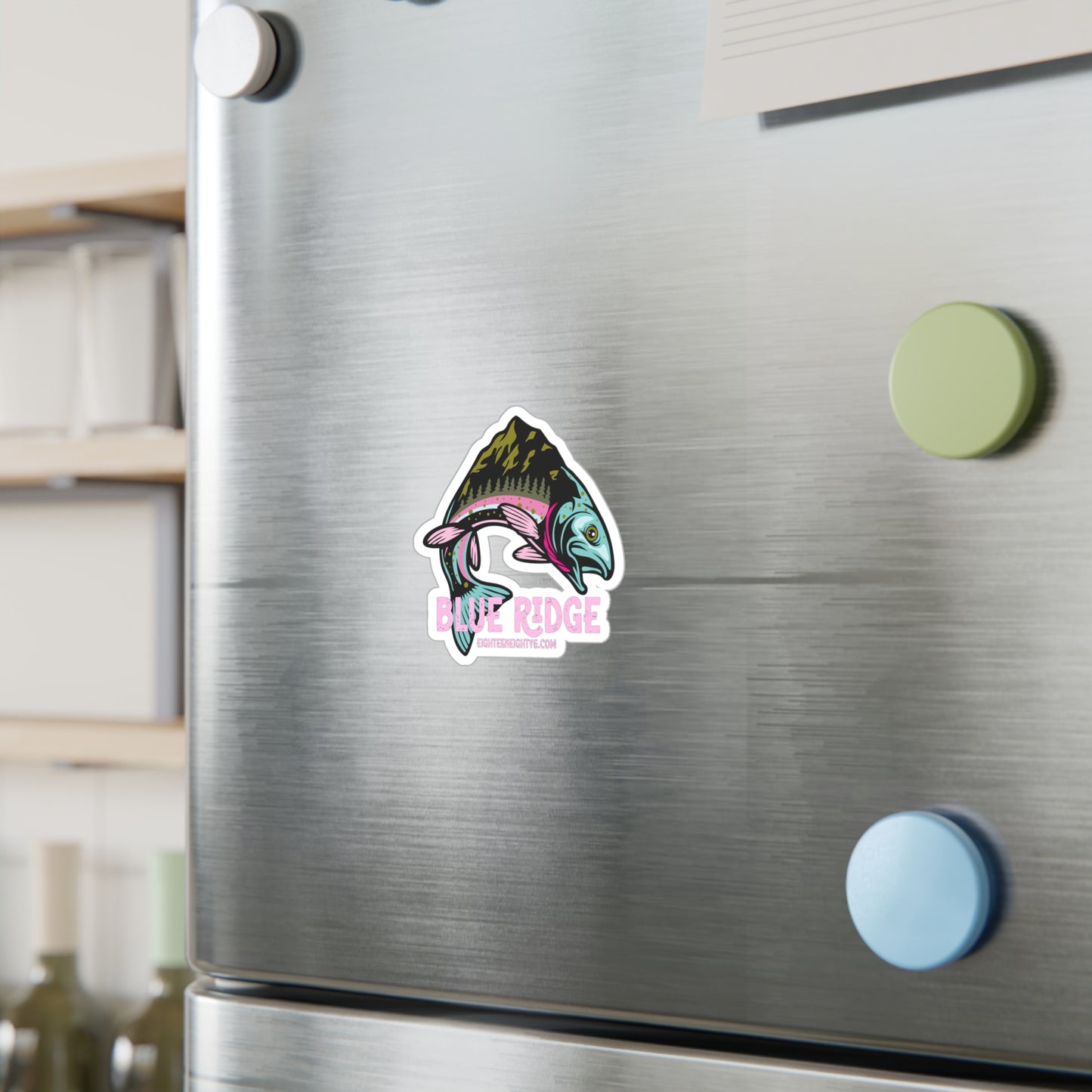 Colorful Blue Ridge Fish Vinyl Decal - Perfect for Nature Lovers & Outdoor Enthusiasts