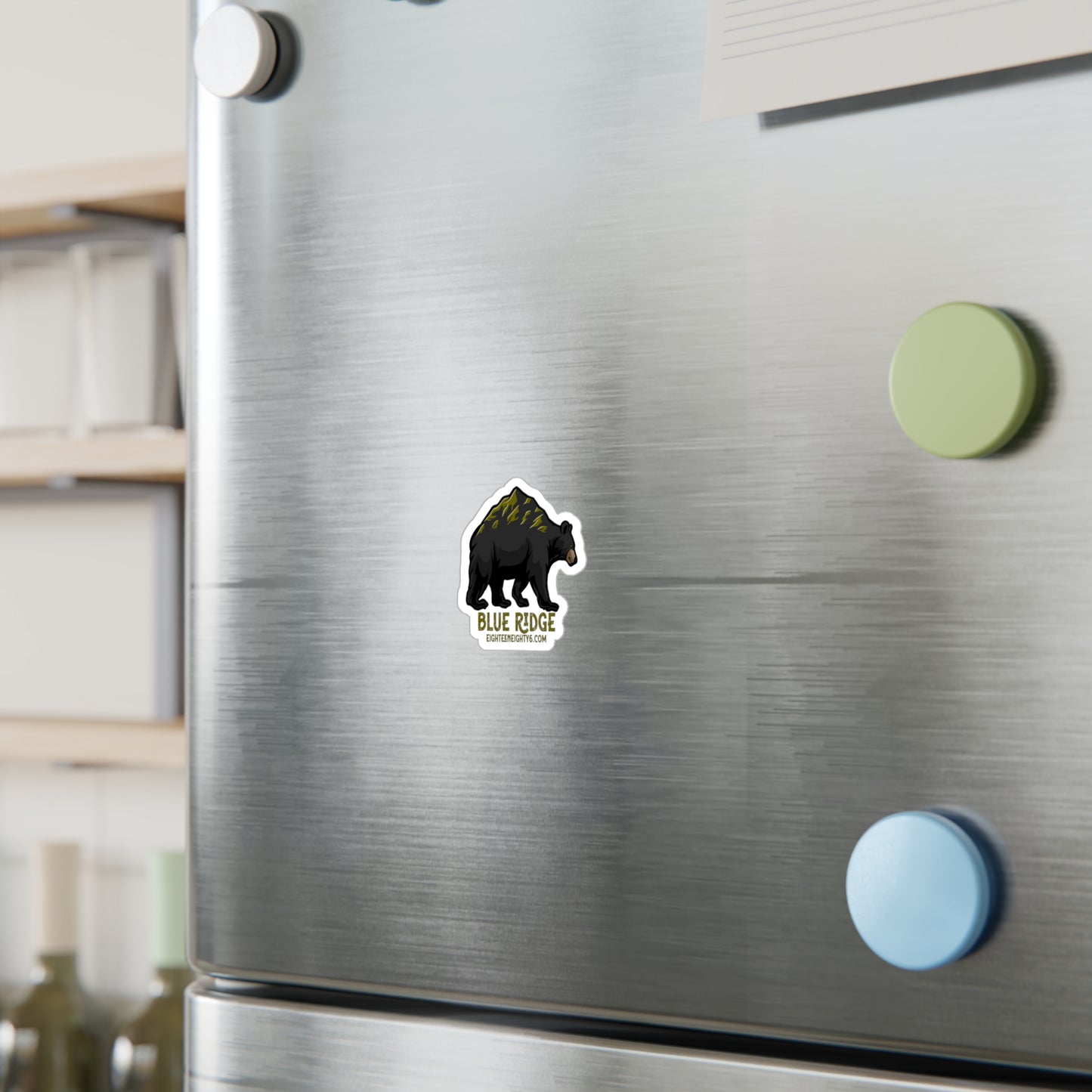 Blue Ridge Bear Vinyl Decals - Nature Inspired Stickers for Outdoors Enthusiasts