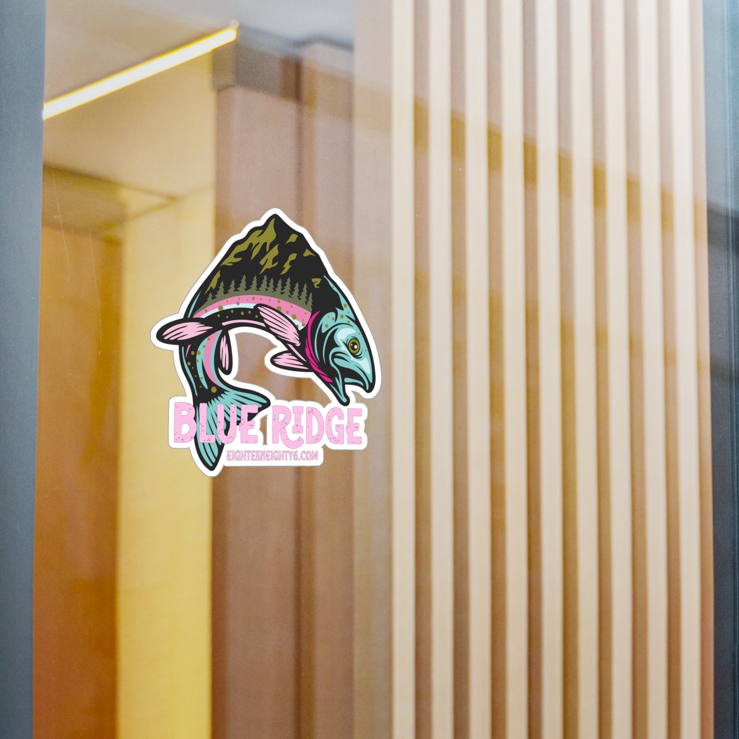 Colorful Blue Ridge Fish Vinyl Decal - Perfect for Nature Lovers & Outdoor Enthusiasts