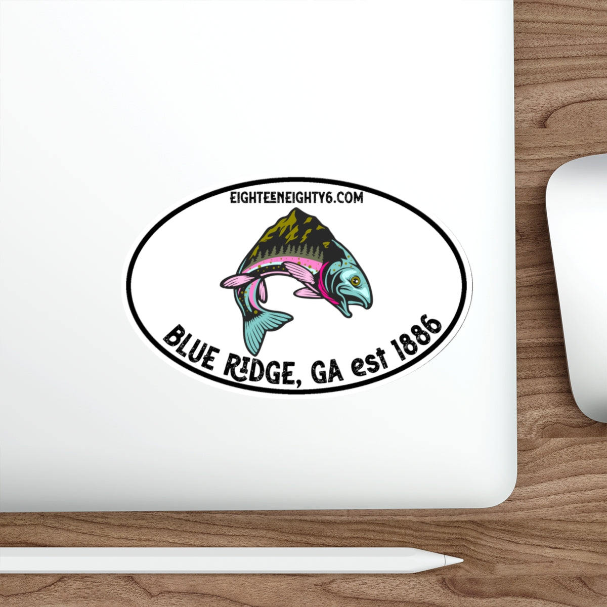 Blue Ridge Rainbow Trout Die-Cut Stickers