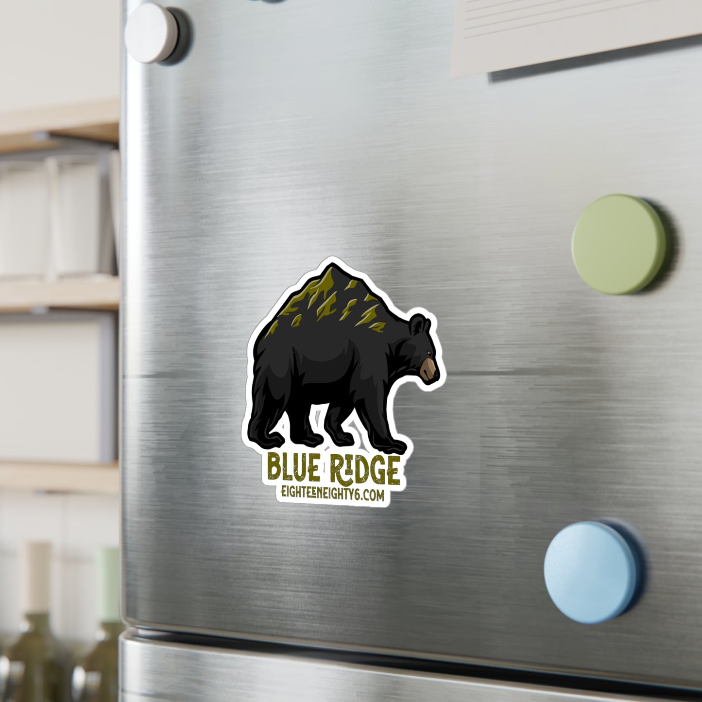 Blue Ridge Bear Vinyl Decals - Nature Inspired Stickers for Outdoors Enthusiasts
