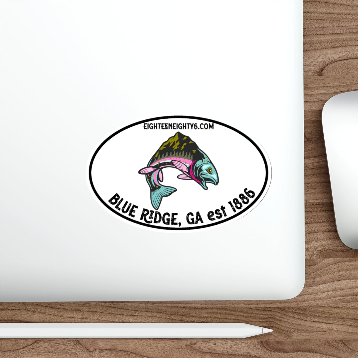 Blue Ridge Rainbow Trout Die-Cut Stickers