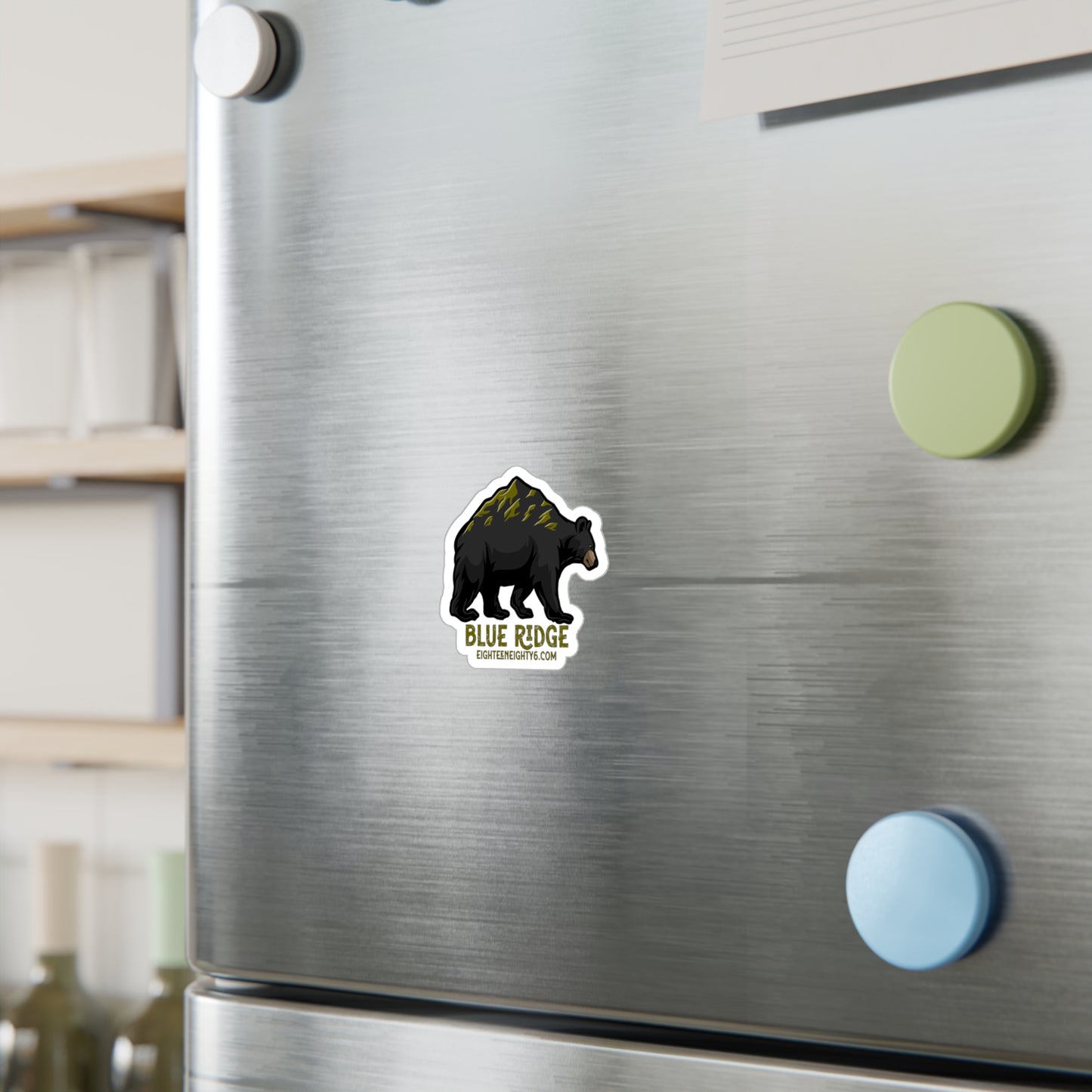 Blue Ridge Bear Vinyl Decals - Nature Inspired Stickers for Outdoors Enthusiasts