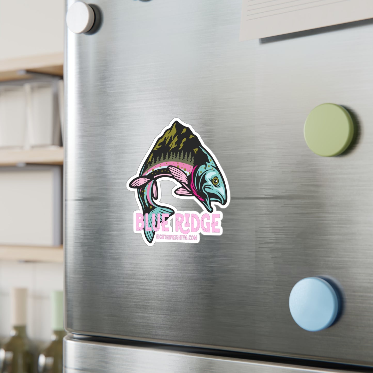 Colorful Blue Ridge Fish Vinyl Decal - Perfect for Nature Lovers & Outdoor Enthusiasts